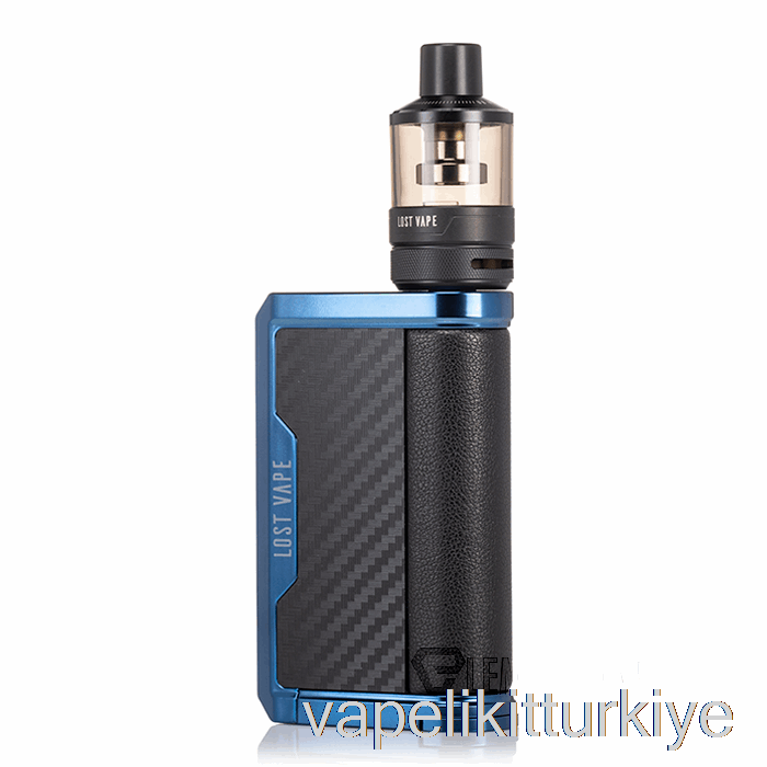 Elektronik Sigara Kalemi Vape Mate Kayıp Vape Centaurus Q200 Başlangıç ​​kiti [podtank] Sierra Mavi Karbon Fiber